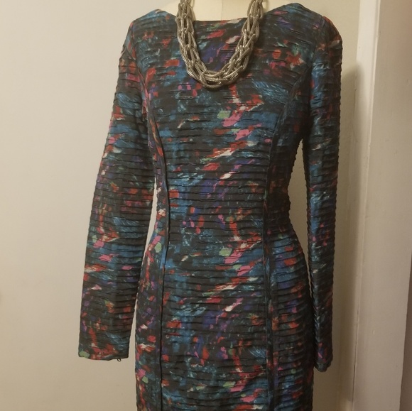 Rebecca Minkoff Multi-Color, Ribbed Texture Dress - Picture 2 of 5